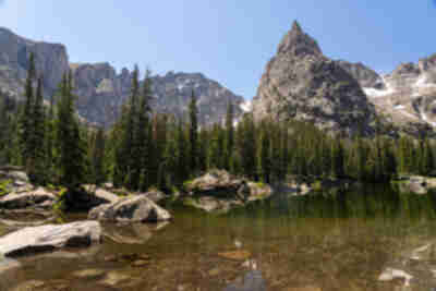 Mirror Lake and Lone Eagle Peak