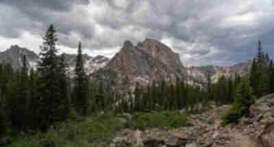 A storm coming in from the west