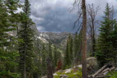 A storm coming in from the west