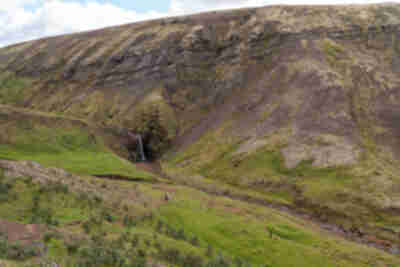 Helgufoss waterfall