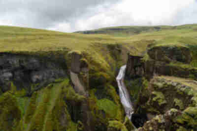 Fjaðrárgljúfur, a glacial carved canyon