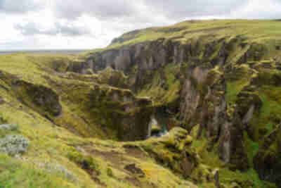 Fjaðrárgljúfur, a glacial carved canyon