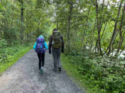 Hiking from Stechelberg to Lauterbrunnen
