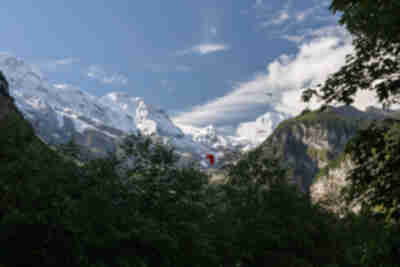 Hiking from Stechelberg to Lauterbrunnen