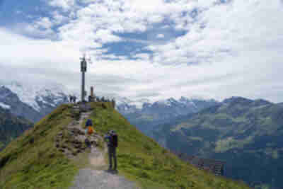 The summit of Männlichen