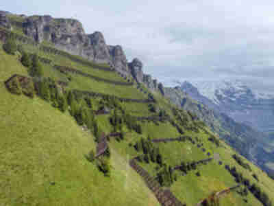 On the Wengen-Männlichen cable car back down to Wengen