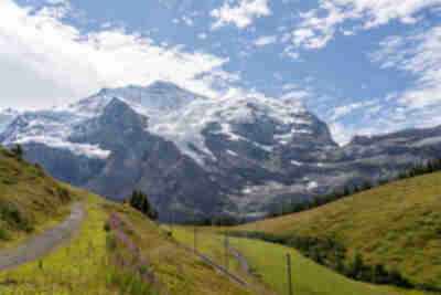 Our first close up view of Jungfrau