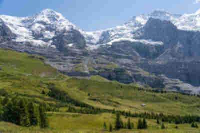 Hiking from Wengen to Kleine Scheidegg