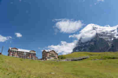 Kleine Scheidegg and the Hotel Bellevue des Alpes