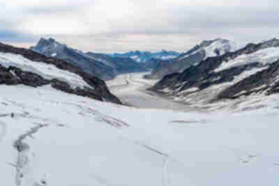 Aletsch Glacier from the Sphinx Observatory