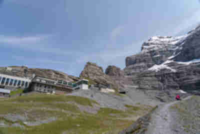 The Eigergletscher train station