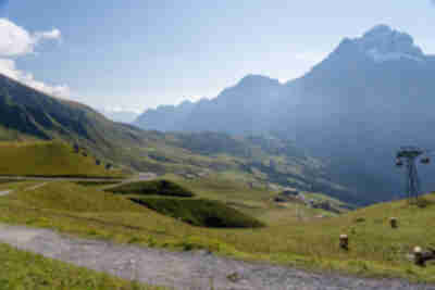 Arriving at First, about 4,000 ft above Grindelwald
