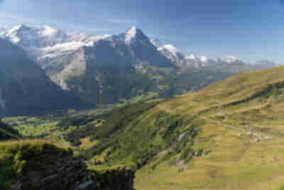 Grindelwald, the north face of the Eiger, and Kleine Scheidegg