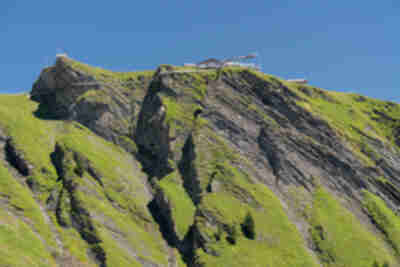 A closer view of First and the Cliff Walk (and SO MANY tourists)