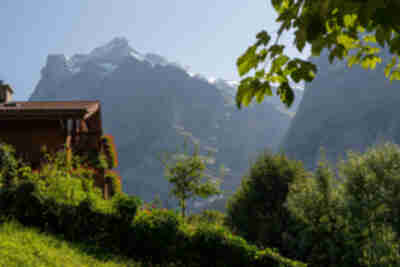 Hiking from Bort down to Grindelwald