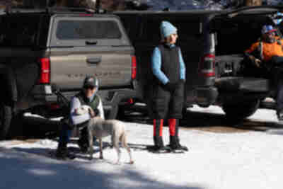 The trailhead dog, Doc