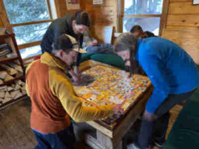 The puzzle progresses...