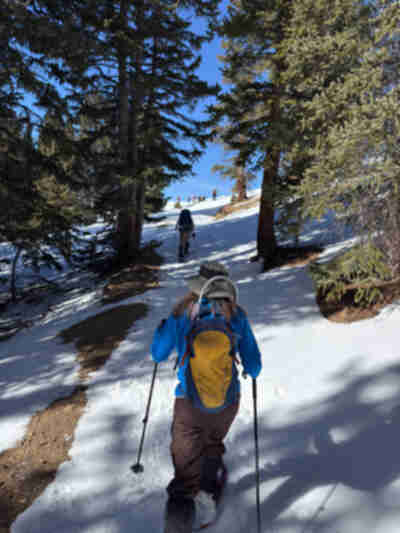 Hiking to Buckeye Peak