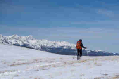 Hiking to Buckeye Peak