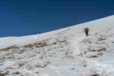 Hiking to Buckeye Peak