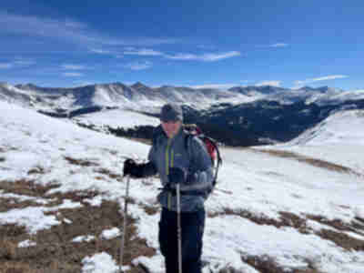 Hiking to Buckeye Peak