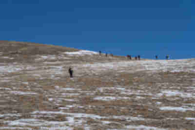 Hiking to Buckeye Peak