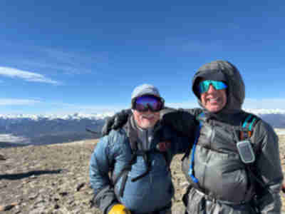 Hiking to Buckeye Peak