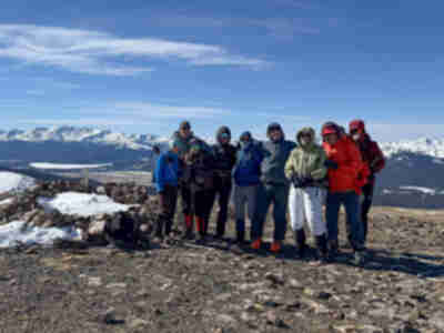 Hiking to Buckeye Peak