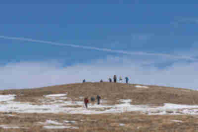 Hiking to Buckeye Peak