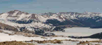 Jaques Peak and the backside of Copper Mountain