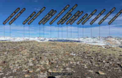 Hiking to Buckeye Peak