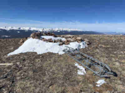 Hiking to Buckeye Peak