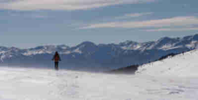 Hiking to Buckeye Peak