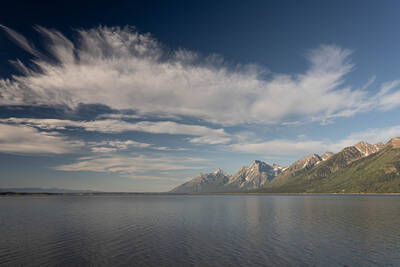 One last look at Jackson Lake and the Tetons
