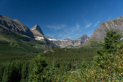 Mount Grinnell and Swiftcurrent Mountain