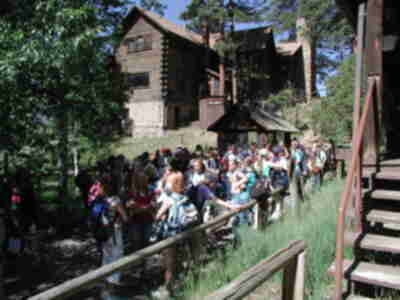 We had just arrived on site and are waiting for the luggage to be unloaded.