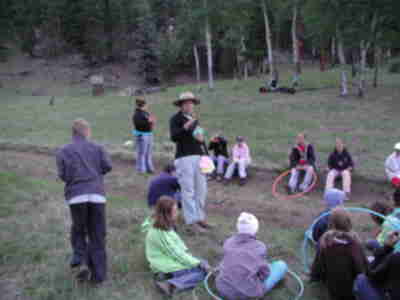 Discussing the outcomes of the Deer game