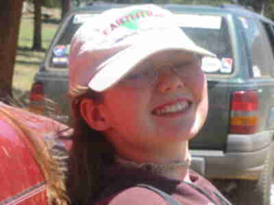 Becca hanging out at the Wildlife Area