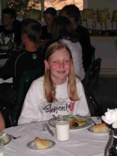 Bryn at the Black and White dinner