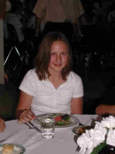 Julia at the Black and White dinner