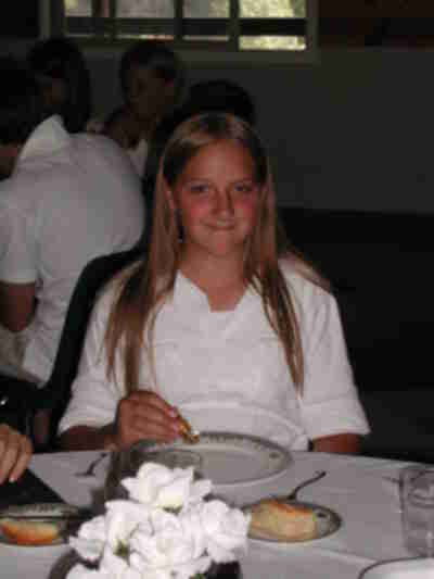 Lauren at the Black and White dinner