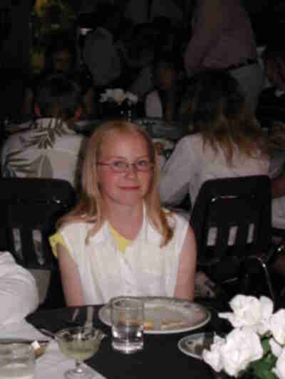 Marian at the Black and White dinner