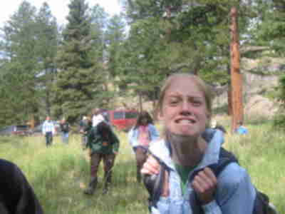 Becca looking a little angry