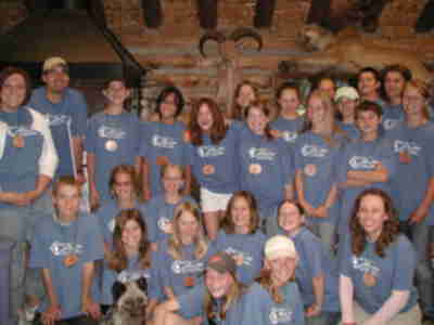 The Wildlife group (with some wildlife) on Friday morning