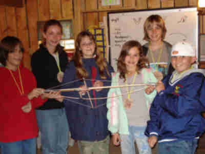 The finished framework for one of the wings