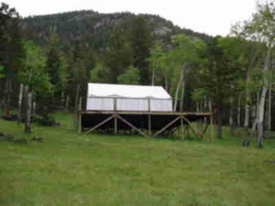 The girls tent