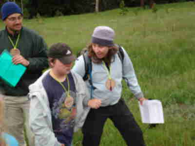 Lisa demonstrating mating season with Brett