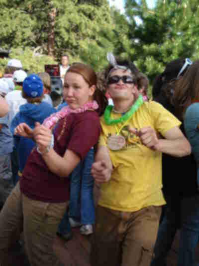 Kayla and Andrew grooving