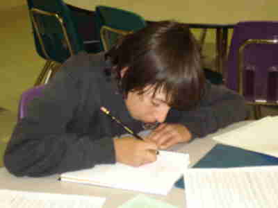 Brian preparing for the debate