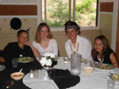 Dakota, Amber, Andrew and Megan